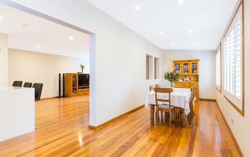 beautiful home with timber floorboards